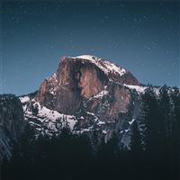 snow capped mountains during evening 8k wallpaper