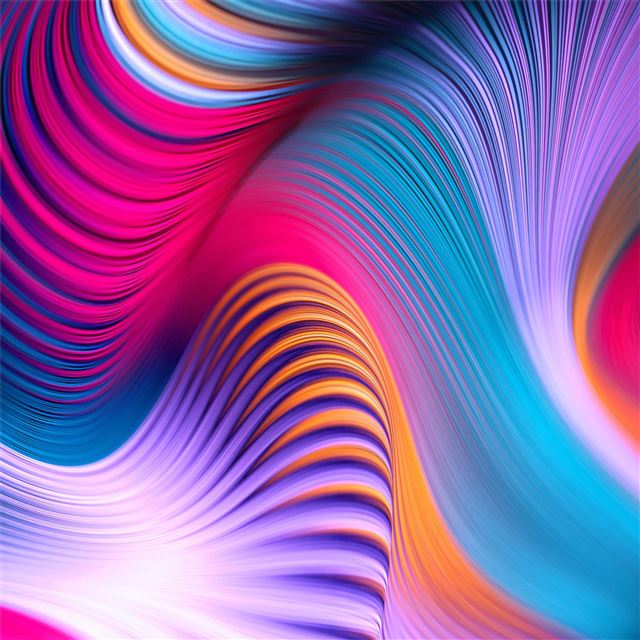 2732x2732 colorful movements of abstract art 4k -  iPad Pro Wallpaper