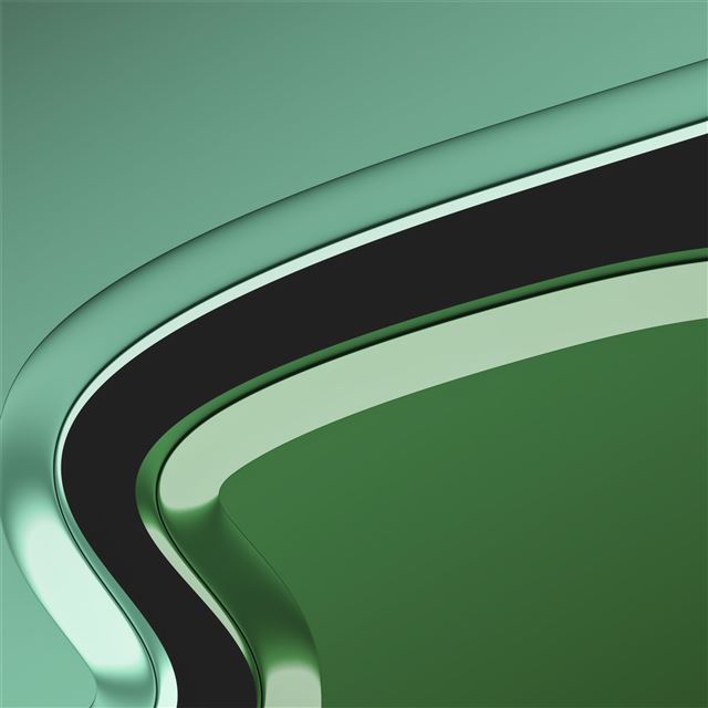 2732x2732 green color flow abstract 4k -  iPad Pro Wallpaper