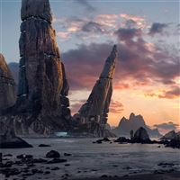 menhir station dolomites in switzerland 4k wallpaper