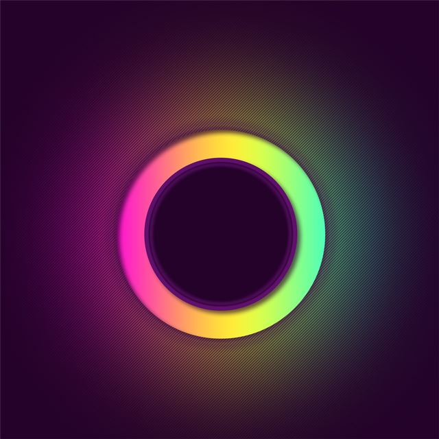 2732x2732 glowing circle abstract 4k - artwork iPad Pro Wallpaper