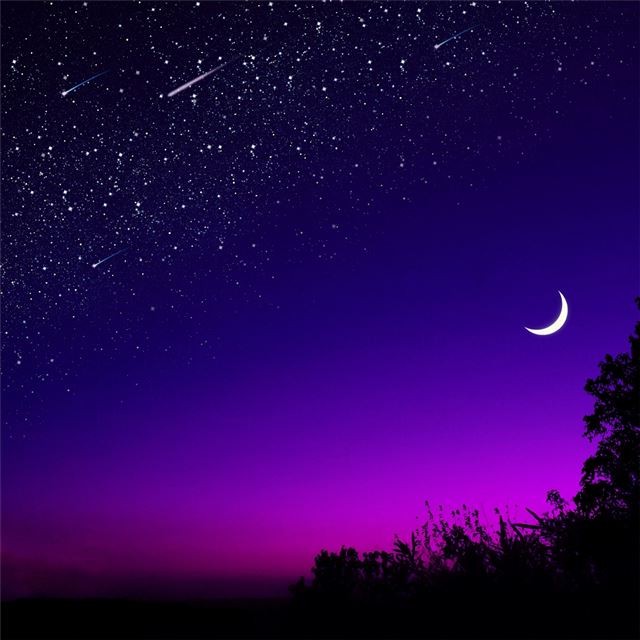 2732x2732 beautiful blue purple sky 4k -  iPad Pro Wallpaper