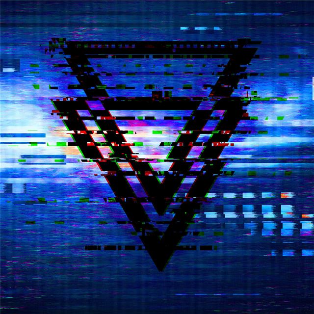 2732x2732 corrupted 4k - triangle iPad Pro Wallpaper