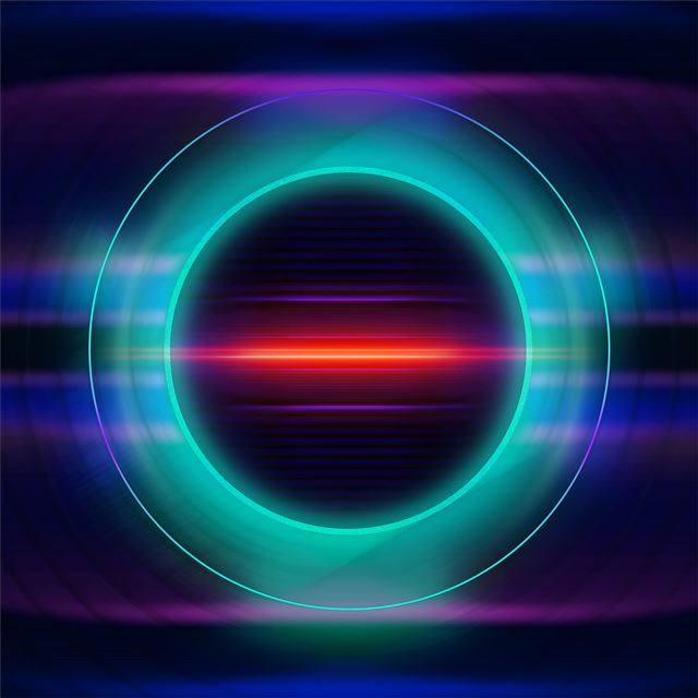 2732x2732 glowing circle abstract 5k - 4k iPad Pro Wallpaper