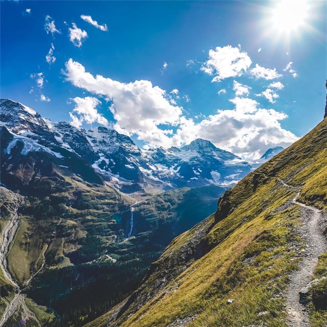 2732x2732 bernese alps 4k - landscape iPad Pro Wallpaper