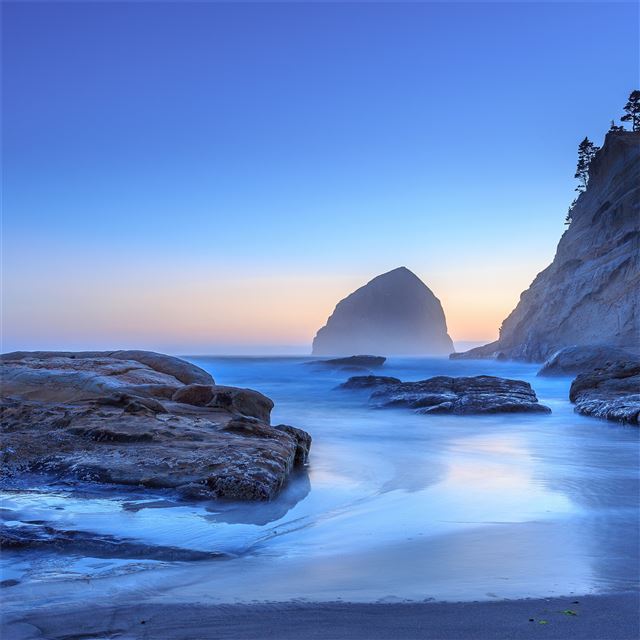 2732x2732 haystack sunset 4k - 4k iPad Pro Wallpaper