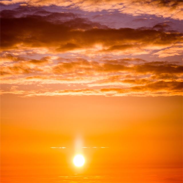 2732x2732 orange sky sunset 5k - sky iPad Pro Wallpaper