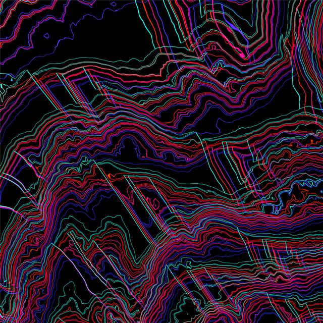 2732x2732 seismic abstract 4k -  iPad Pro Wallpaper