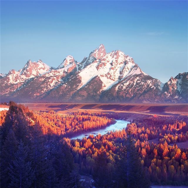 2732x2732 grand teton national park 4k - national park iPad Pro Wallpaper