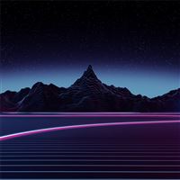 highway retrowave 4k wallpaper