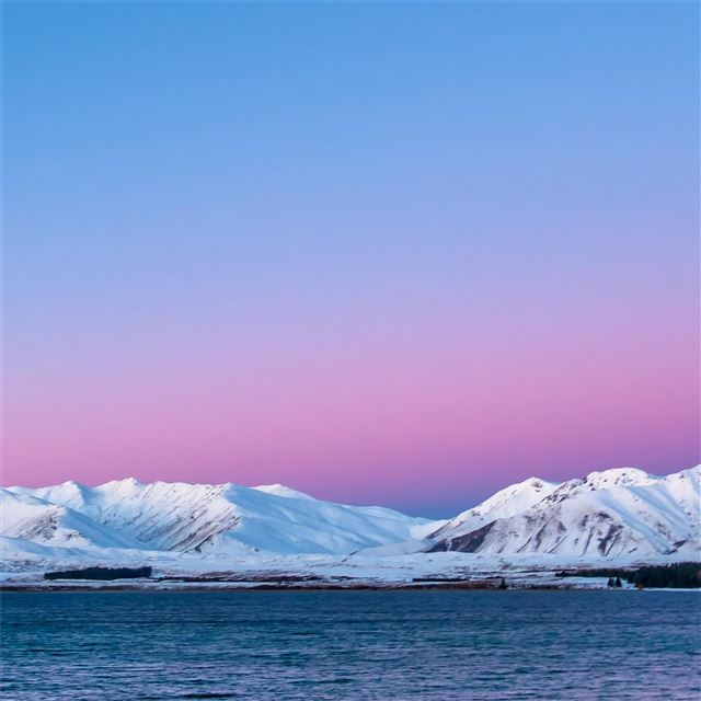 2732x2732 lake tekapo at sunset 4k - sunset iPad Pro Wallpaper