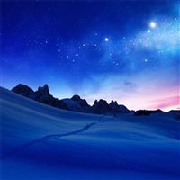 blue cool sunset wallpaper