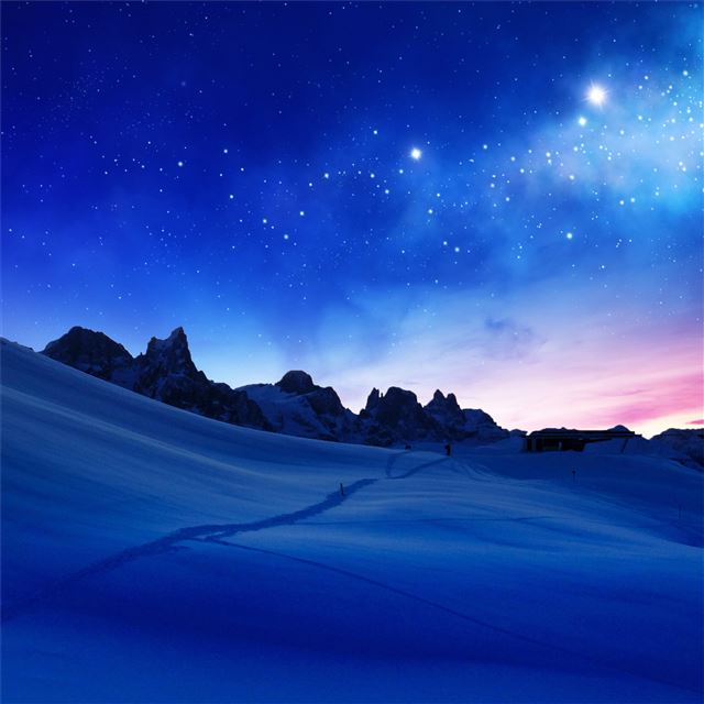 2732x2732 blue cool sunset -  iPad Pro Wallpaper