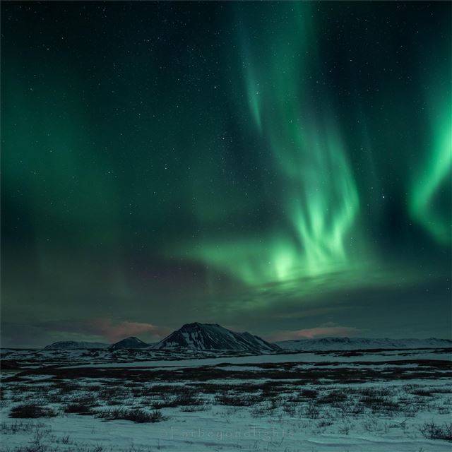 2732x2732 northern iceland myvatn - sky iPad Pro Wallpaper