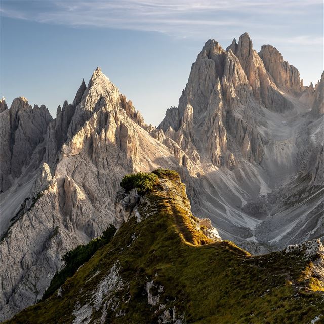2732x2732 dolomite mountains in italy 4k - mountains iPad Pro Wallpaper