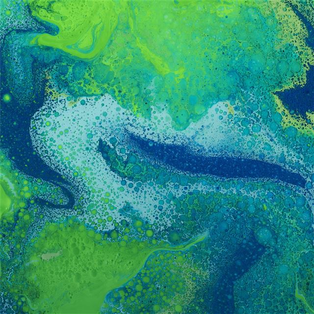 2732x2732 green abstract 5k - shapes iPad Pro Wallpaper