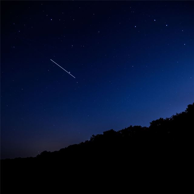 1024x1024 shooting stars 5k - stars iPad Wallpaper