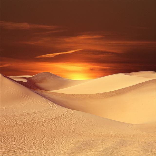 1024x1024 desert sand landscape 5k - desert iPad Wallpaper