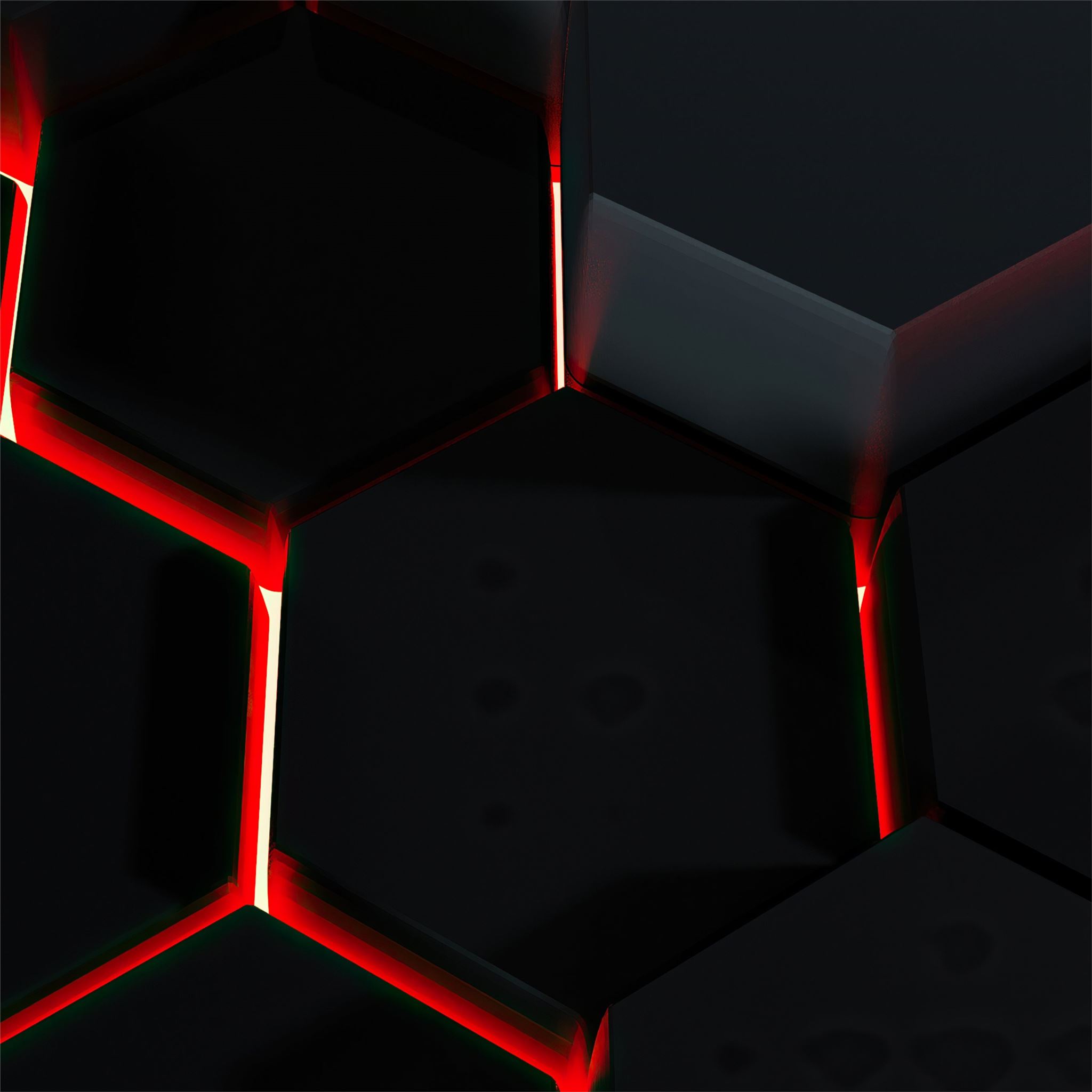 lava polygon glowing 3d abstract 4k iPad Wallpapers Free Download