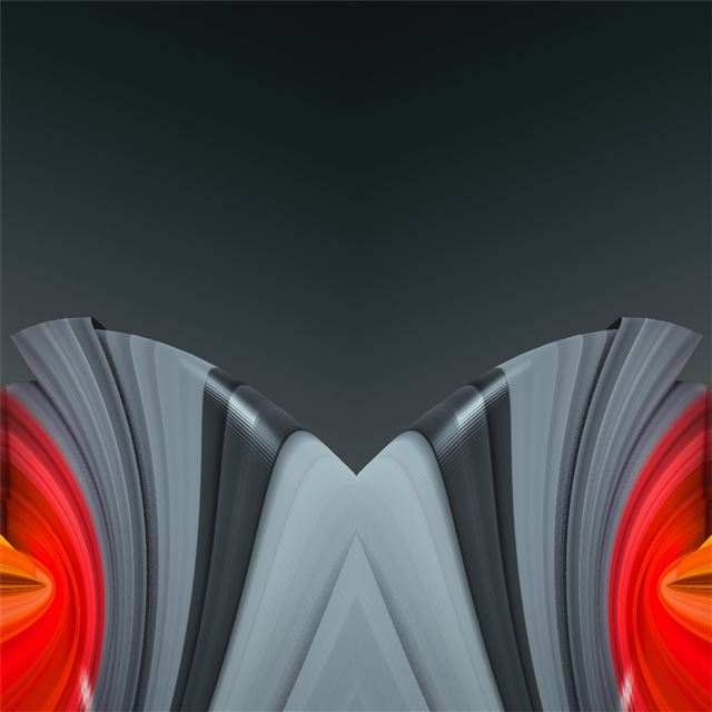 1024x1024 3d shapes art motion 4k - artwork iPad Wallpaper