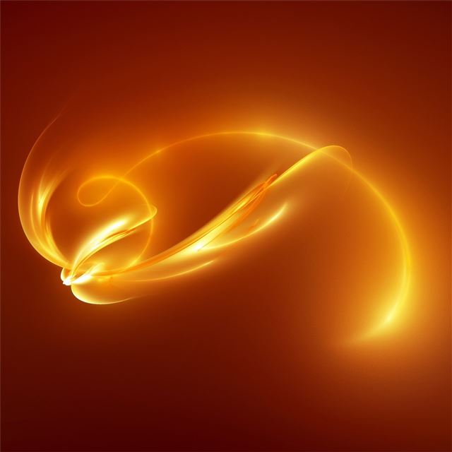 1024x1024 orange light abstract - orange iPad Wallpaper