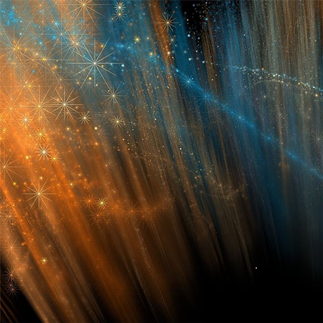1024x1024 stars abstract lights 4k - artwork iPad Wallpaper