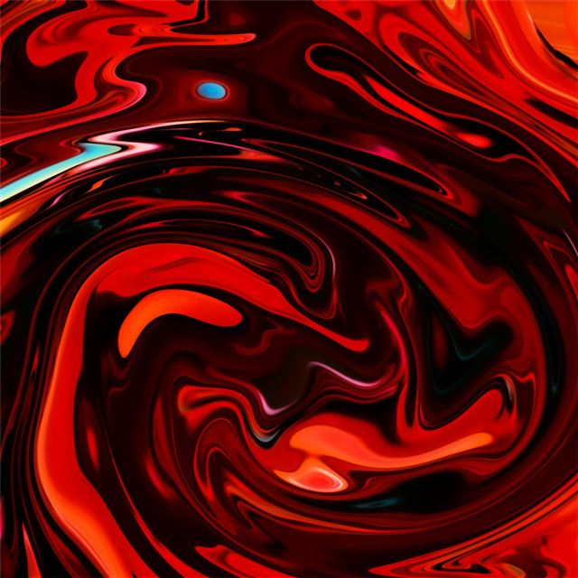 1024x1024 red swirl float abstract 4k - digital art iPad Wallpaper