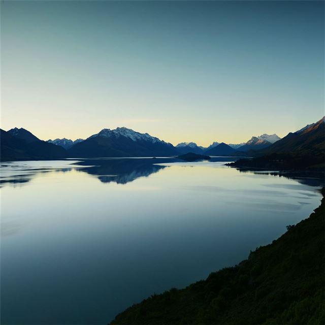 1024x1024 beautiful lake 4k - mountains iPad Wallpaper