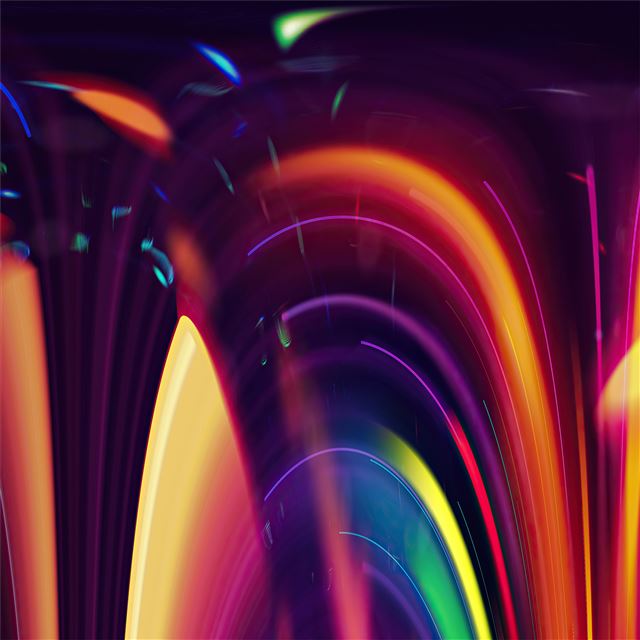 1024x1024 artistic lights motion 4k - artwork iPad Wallpaper