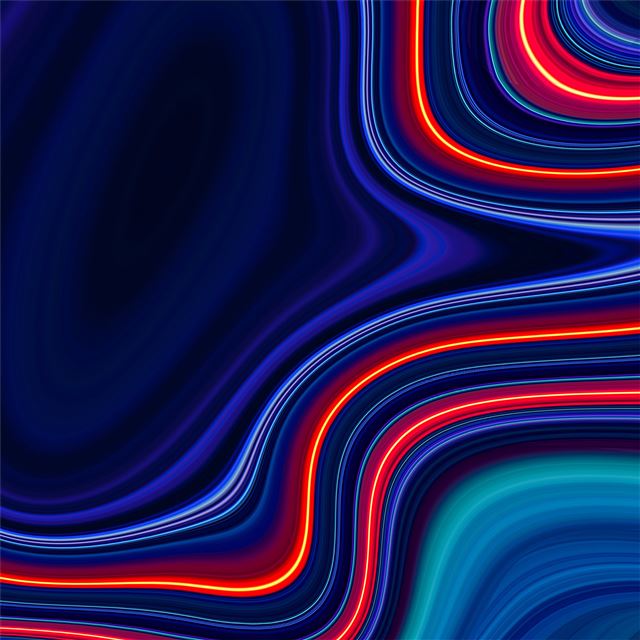 1024x1024 new abstract lines 4k - digital art iPad Wallpaper