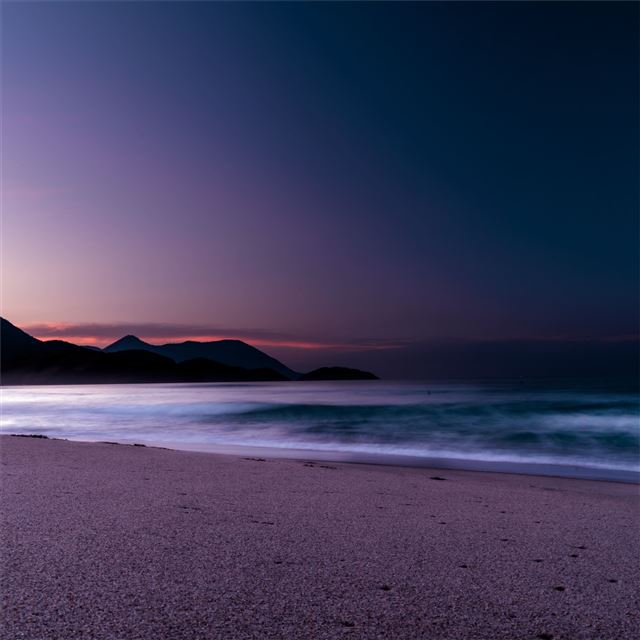 1024x1024 calm beach 5k - 4k iPad Wallpaper