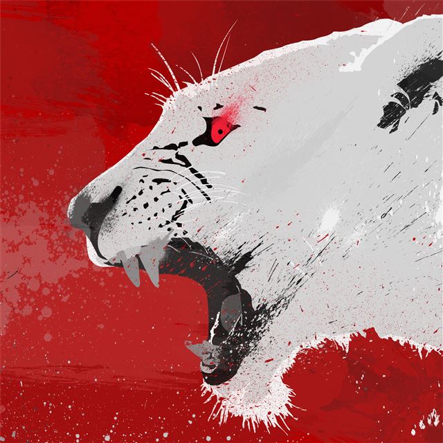 1024x1024 lion vector 4k - vector iPad Wallpaper
