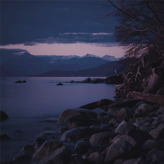 1024x1024 mountains sea rocks - mountains iPad Wallpaper