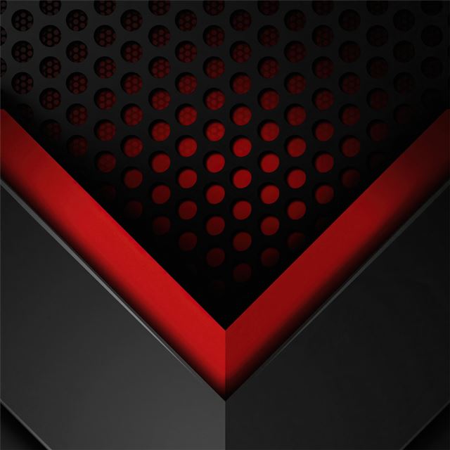 1024x1024 down shapes red 4k - artwork iPad Wallpaper