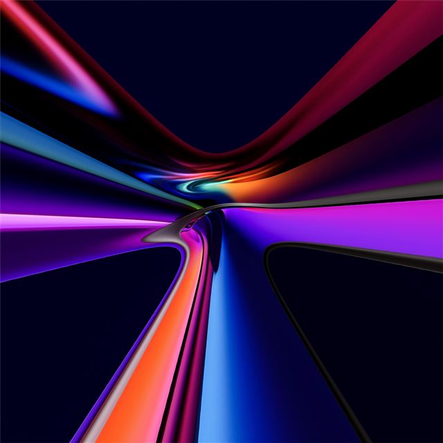 1024x1024 blended glass colors 8k - artist iPad Wallpaper