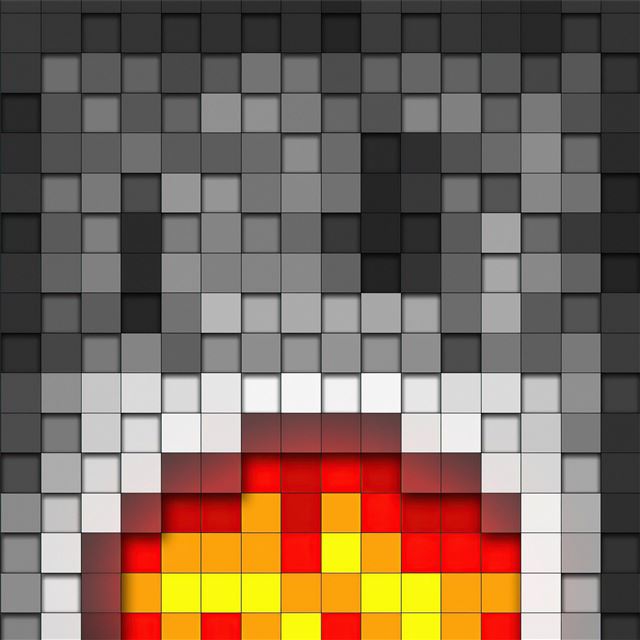 1024x1024 minecraft 3d blocks 5k - 5k iPad Wallpaper