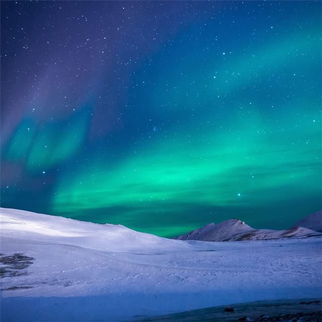 1024x1024 aurora sky 5k - 5k iPad Wallpaper