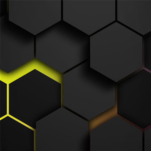 1024x1024 grids colors polygon 5k - digital art iPad Wallpaper