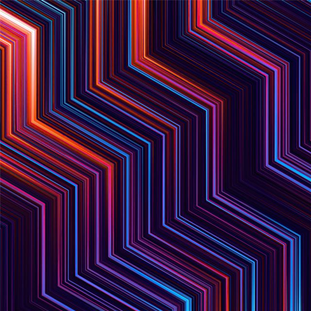 1024x1024 parallel collision lines 5k - behance iPad Wallpaper