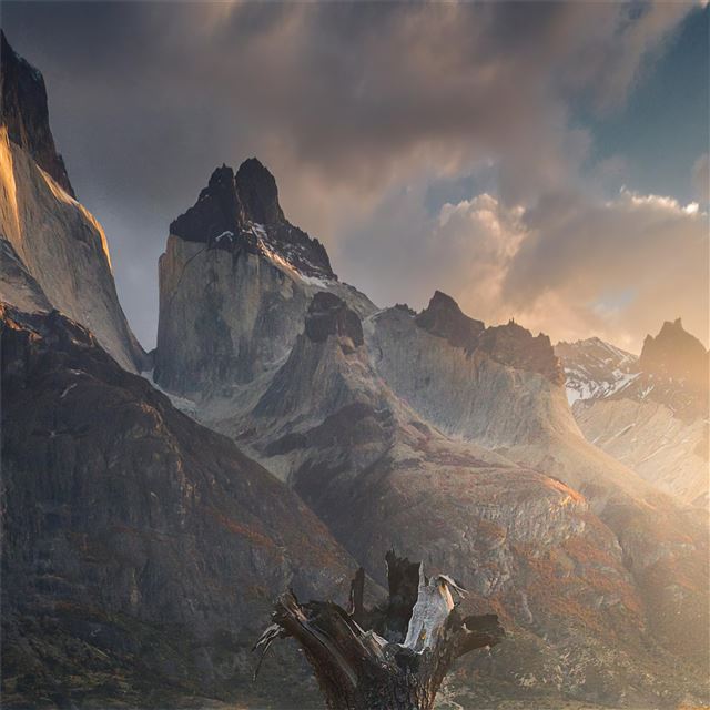 2732x2732 torres del paine national park 4k - mountains iPad Wallpaper