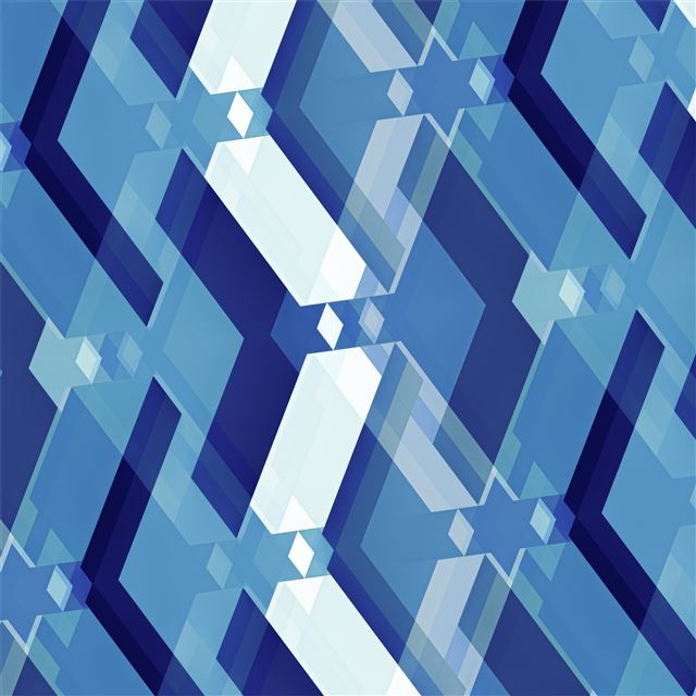 2732x2732 blue interpretation 5k - artwork iPad Wallpaper