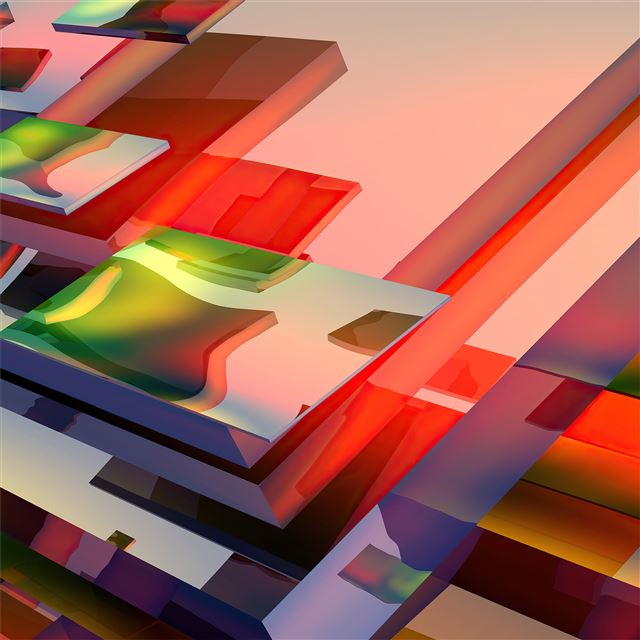 2732x2732 blockpop abstract 5k - artwork iPad Wallpaper