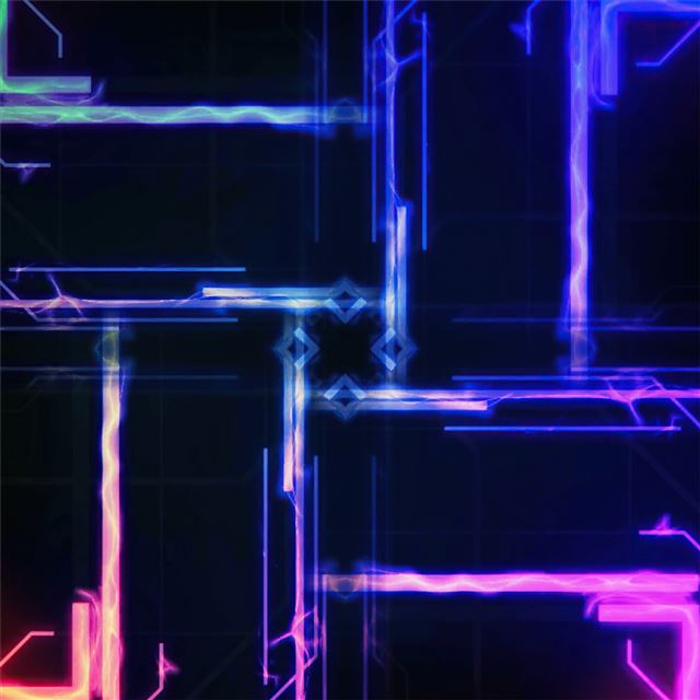 2732x2732 recircuit abstract 4k - artwork iPad Wallpaper