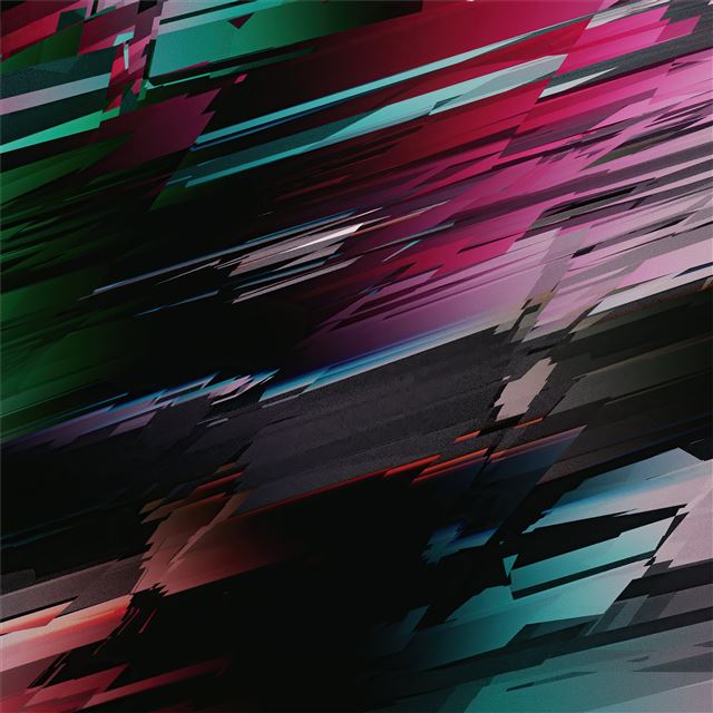 2732x2732 glitch 3d abstract 5k - digital art iPad Wallpaper