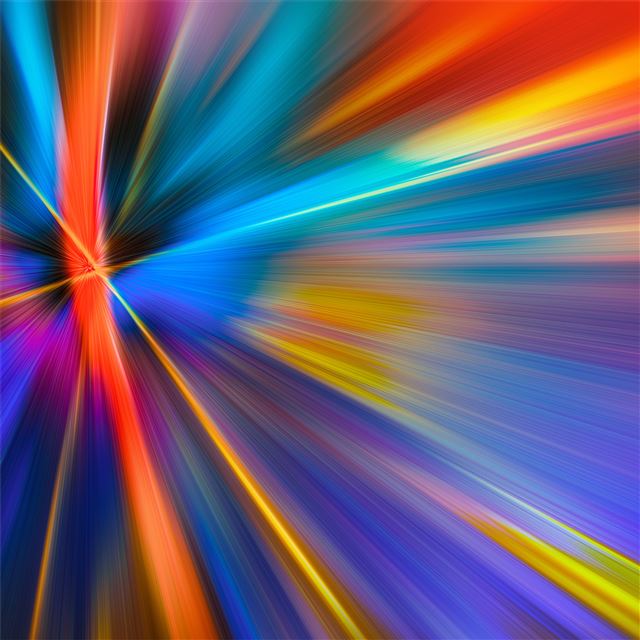 2732x2732 multiple lights 4k - artwork iPad Wallpaper