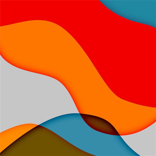 2732x2732 colorful wave abstract 8k -  iPad Wallpaper