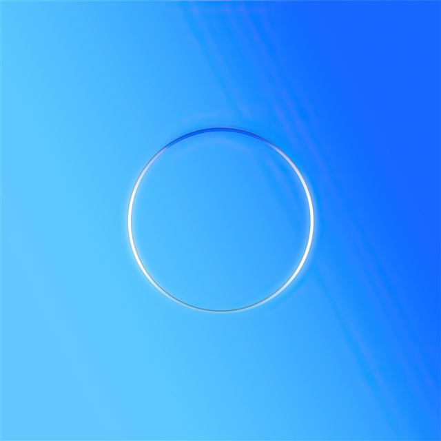 1024x1024 circle blue gradient 5k -  iPad Wallpaper