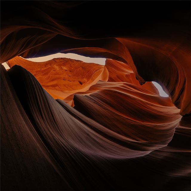 2732x2732 canyon cleft 4k - nature iPad Wallpaper