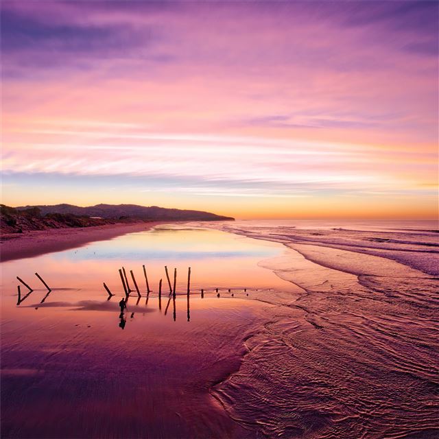 1024x1024 dunedin sunrise -  iPad Wallpaper
