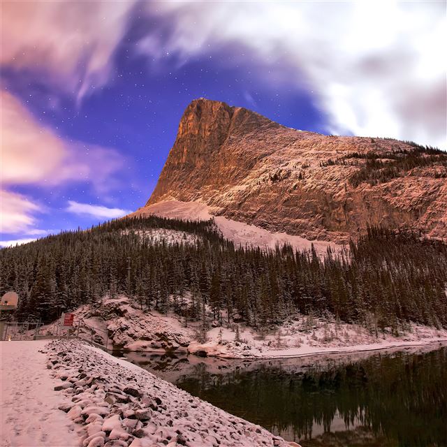 2732x2732 ha ling peak moonlight mountains 4k - nature iPad Wallpaper